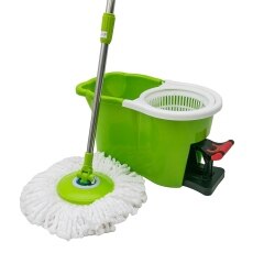 360 degree spin mop with pedal